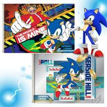 Caderno de Desenho Cartografia Sonic 80fls - Foroni