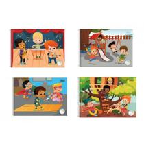 Caderno de Desenho CD 96fls Sapeca Masculino - Tilibra 2023 PCT C/4