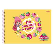 Caderno De Desenho Cd Espiral Adesivado 60fls Moranguinho