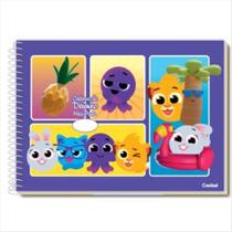 Caderno de desenho Credeal bolofofo 275x200mm 80 folhas