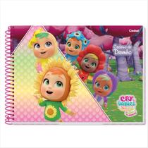 Caderno de desenho Credeal cry babies 275x200mm 80 folhas