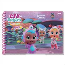 Caderno de desenho Credeal cry babies 275x200mm 80 folhas