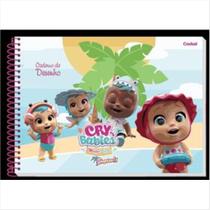 Caderno de desenho Credeal cry babies 275x200mm 80 folhas