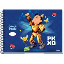 Caderno De Desenho Credeal - Pk Xd Azul 80 Folhas