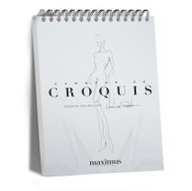 Caderno de desenho croqui de moda Estilista Valmir Pazeto