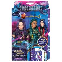 Caderno de desenho de moda Make It Real Disney Descendants 3