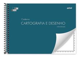 Caderno De Desenho E Cartografia 80 Folhas Milimetrado