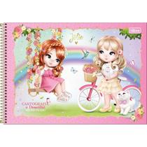 Caderno de Desenho e Cartografia (MILIMETRADO) Capa Dura Jolie 80 Folhas - Tilibra Papelaria Material Escolar Fofa Caderno de Desenho e Cartografia (MILIMETRADO) Capa Dura Jolie 80 Folhas - Tilibra Papelaria Material Escolar Fofa