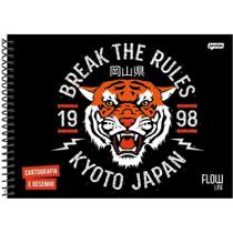 Caderno de Desenho Esp Capa Dura 80Fls Flow Jandaia
