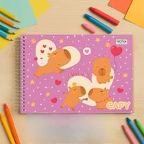 Caderno de Desenho Espiral Capa Dura 60 FLS Capivara Sortido Caderno de Desenho Espiral Capa Dura 60 FLS Capivara Sortido