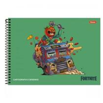 Caderno de Desenho Espiral Fortnite - 96 fls Foroni Caderno de Desenho Espiral Fortnite - 96 fls Foroni