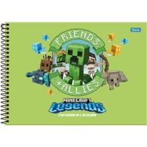 Caderno de Desenho Espiral Minecraft - Foroni