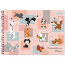 Caderno de desenho Foroni Disney pets 275x200mm 80 folhas Caderno de desenho Foroni Disney pets 275x200mm 80 folhas