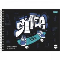 Caderno de desenho fuzy 80 folhas