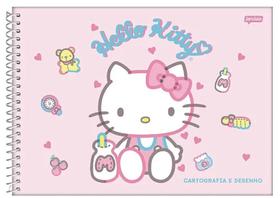 Caderno de desenho hello kitty 80fls jandaia
