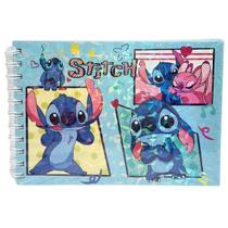 Caderno de Desenho Infantil Stitch Capa Dura 50 Folhas