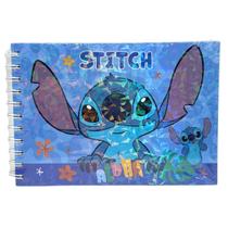Caderno de Desenho Infantil Stitch Capa Dura 50 Folhas