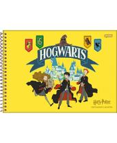 Caderno de desenho Jandaia Harry Potter 275x200mm 96 folhas