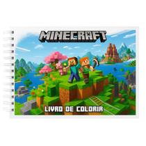 Caderno De Desenho Livro De Colorir Minecraft Estilo Bobbies Good Capa Dura 50 Páginas 180g A5 Relaxante E Criativo