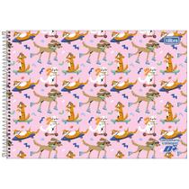 Caderno de desenho milimetrado espiral 96 folhas D+ feminino Tilibra