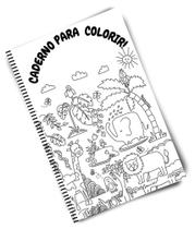 Caderno de Desenho Para Colorir Infantil 1uni - Impressões Papaleguas
