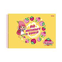Caderno de Desenho SD Moranguinho 60Fls 275x200mm Capa Dura