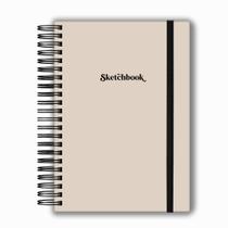 Caderno de desenho sketchbook 240g a5 (15x21cm)