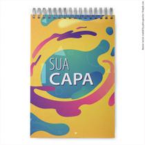 Caderno De Desenho/Sketchbook Capa Personalizada 21X32 Cm