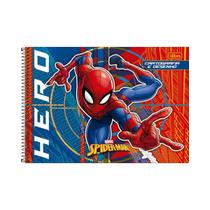 Caderno de Desenho Tilibra Homem Aranha 80Fls 275x200mm Capa Dura -