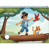 Caderno de Desenho Universitário Aventurinos Meia Pauta 40 Folhas Pacote com 10 Caderno de Desenho Universitário Aventurinos Meia Pauta 40 Folhas Pacote com 10