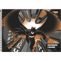 Caderno de Desenho Universitário Capa Dura Batman 80 Folhas - Pacote com 5