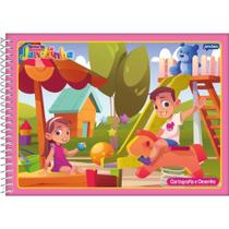 Caderno de Desenho Universitário Capa Dura Jandainha Feminino 80 Folhas (pacote com 4)