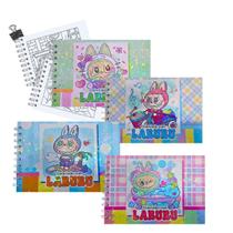 Caderno de Desenho Urso Monster Capa Dura A5 com 48 Folhas 180g XLS BF-001