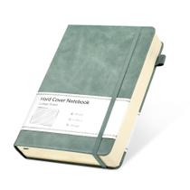 Caderno de diário CAGIE 320 páginas College Ruled A5 verde