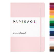 Caderno de diário em branco PAPERAGE 160 páginas Blush 14x20cm
