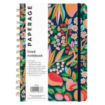Caderno de diário espiral PAPERAGE forrado com flor de cerejeira 160p