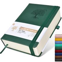 Caderno de diário forrado Ansopu 365 páginas em couro de capa dura A5 Caderno de diário forrado Ansopu 365 páginas em couro de capa dura A5