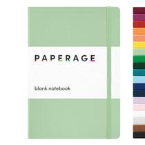 Caderno de diário PAPERAGE Blank Sage Green 160p 14x21cm