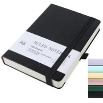 Caderno de diário, valor em peso, A5, 360 páginas, 100 g/m², couro, hardco