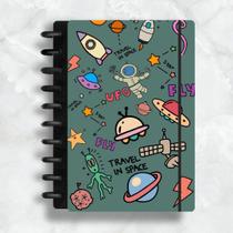 Caderno de disco astronauta 11 discos - soul disc