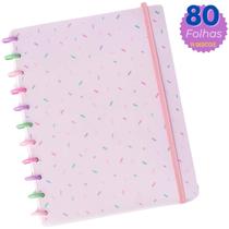 Caderno De Disco Basic Grande Universitário Candy C/ Folhas Removíveis Caderno De Disco Basic Grande Universitário Candy C/ Folhas Removíveis