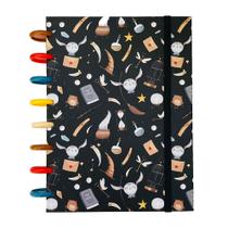 Caderno de Disco buendia magia tamanhoa5 21 x 14, 8cm folhas decoradas pcd0020