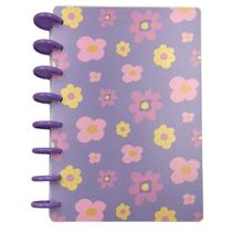 Caderno De Disco Estampdo 100 Folhas A5 Planner Versátil Caderno De Disco Estampdo 100 Folhas A5 Planner Versátil