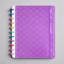 Caderno De Disco Holográfico Grande Coração -