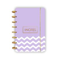 Caderno De Disco Inteligen My Notes Zig Zag Lilás 80 Folhas Collors