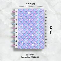 Caderno de disco Inteligente Modelo Escamas fabricação própria Soul Disc