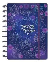 Caderno De Disco Inteligente Universitario Stitch 80 Folhas