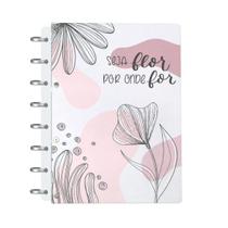 Caderno de Disco Seja Flor Adox P