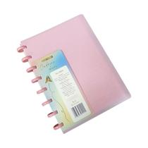 Caderno de Disco Sistema Inteligente Rosa A5 Yins Paper