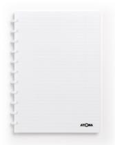 Caderno De Discos Atoma Poly A4 Branco Pautado